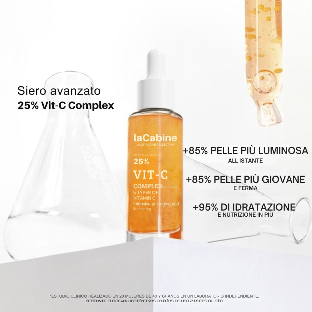 LACABINE SIERO VISO AVANZATO 25% VIT-C COMPLEX - Illumina e Rassoda la Pelle