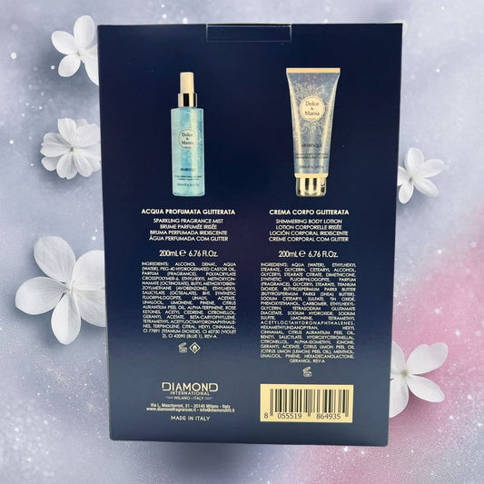 DOLCE & MANIA ARABESQUE Cofanetto – Acqua Profumata 200ml + Crema Corpo Glitter 200ml