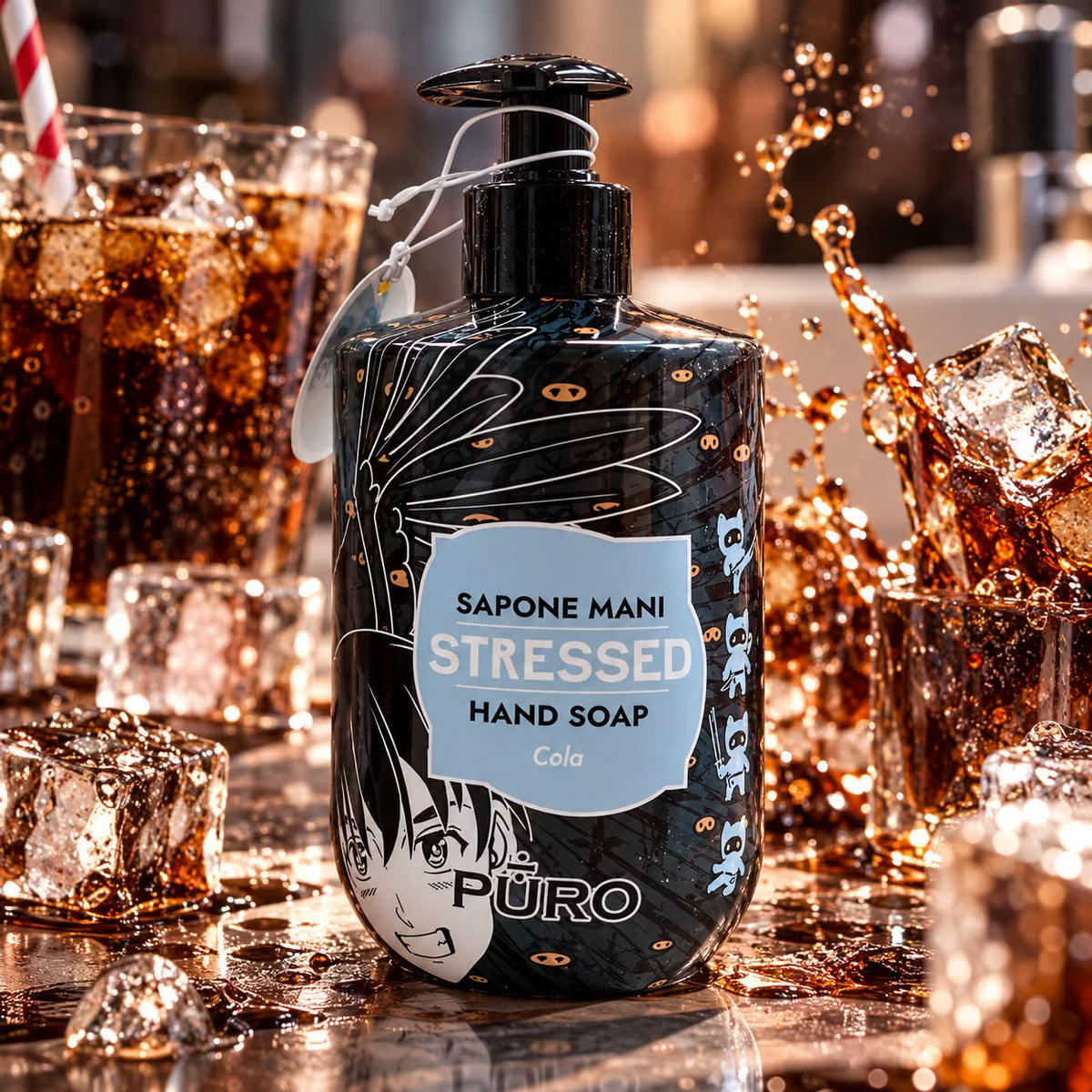 PURO BY FORHANS STRESSED SAPONE LIQUIDO MANI - Cola 500 ml