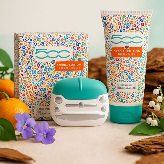 Fiat 500 for Him & for Her – Special Edition | Eau de Parfum 50ml + ShowerGel 200ml in Omaggio