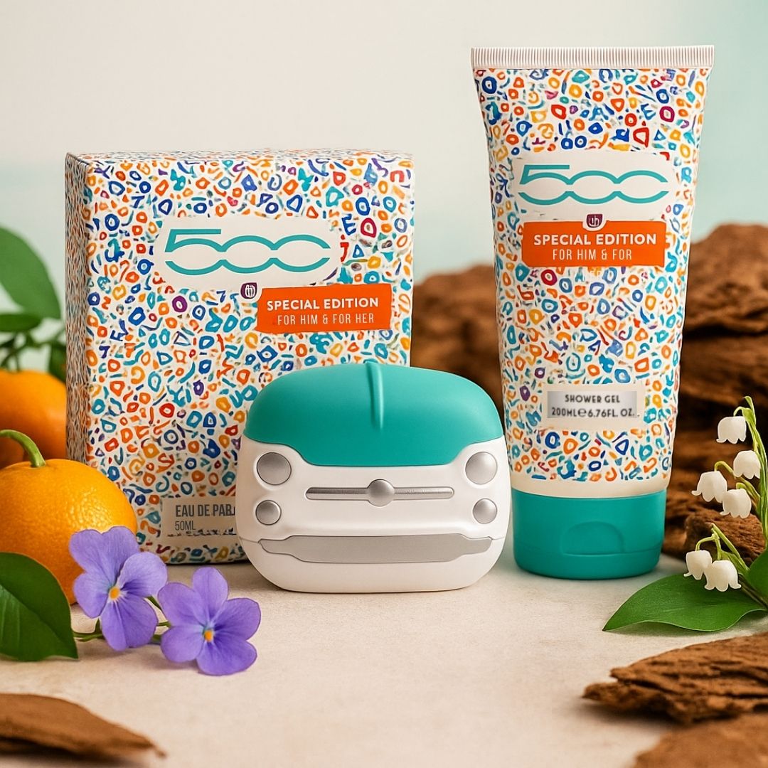 Fiat 500 for Him & for Her – Special Edition | Eau de Parfum 50ml + ShowerGel 200ml in Omaggio