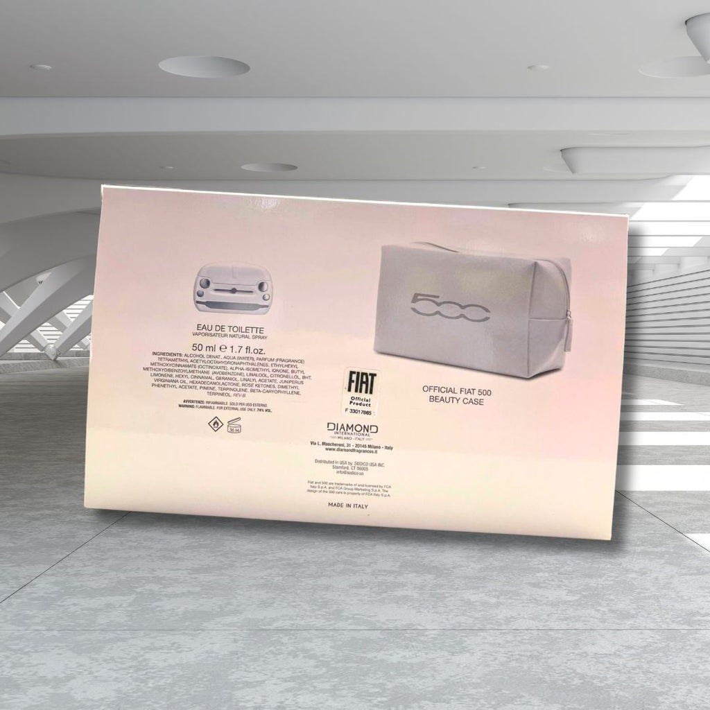 Fiat 500 For Her – SET Eau de Toilette Donna 50ml + Official Beauty Case