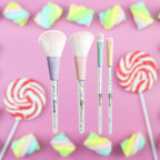 Set di pennelli per il trucco Candy - da 4 pezzi