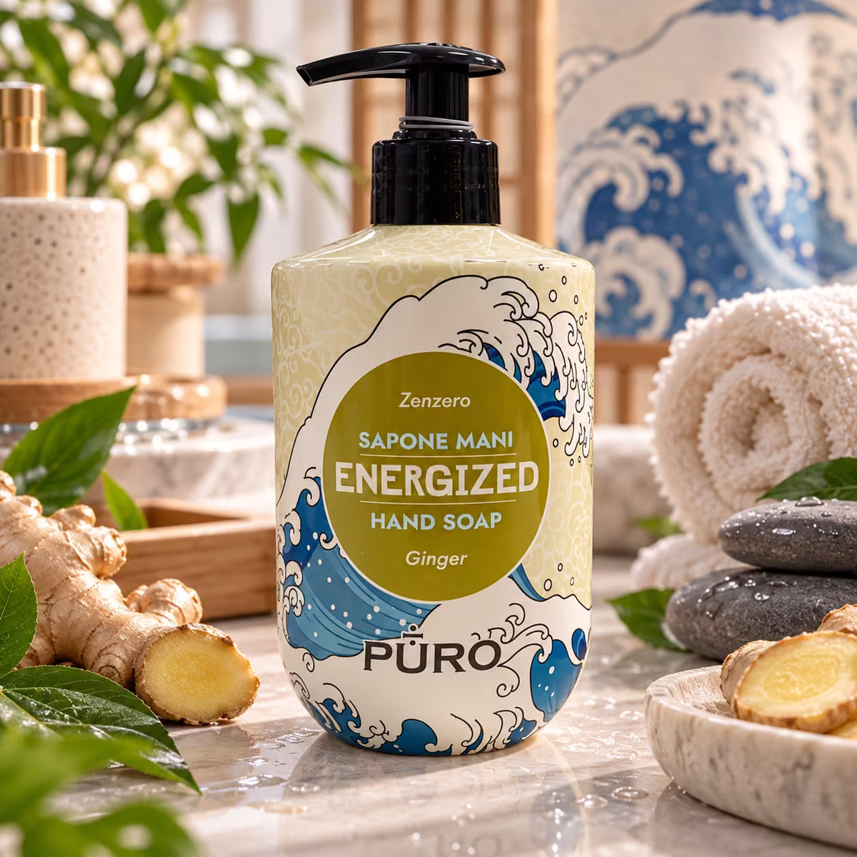PURO BY FORHANS ENERGIZED SAPONE LIQUIDO MANI - Zenzero 500ml
