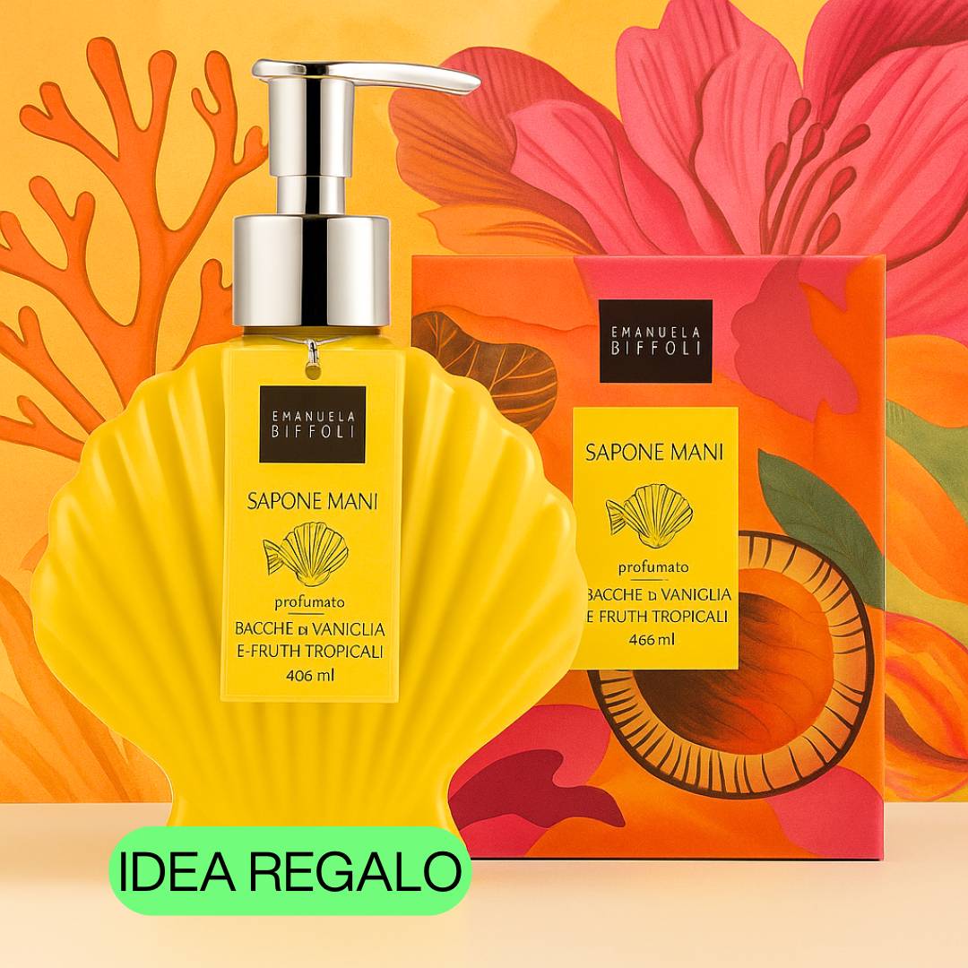 SAPONE MANI in CERAMICA | Bacche di Vaniglia e Frutti Tropicali 400ml