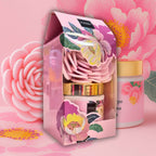 GIT SET | Burro Corpo Palma Rosa e Peonia con Spugna Fiore - Idrata e profuma Intensamente la pelle