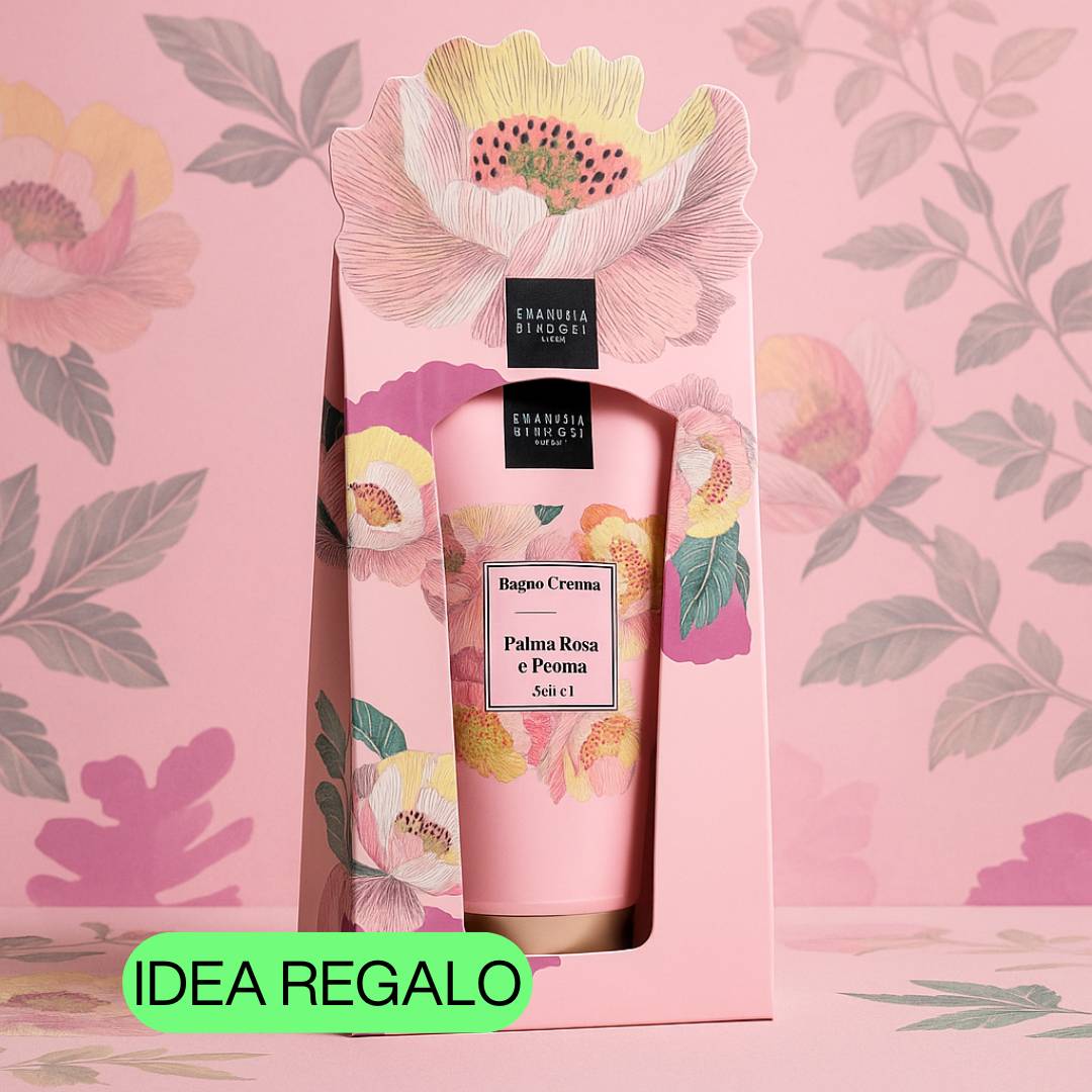 BAGNO CREMA | Palma Rosa e Peonia 200 ml - Pelle morbida e intensamente profumata