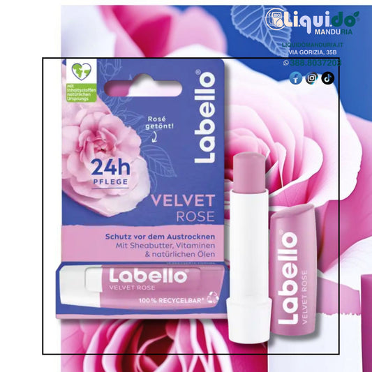 VELVET ROSE - Balsamo labbra alla rosa vellutata