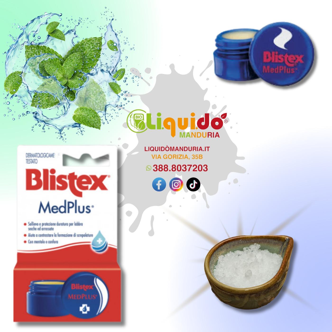 MEDPLUS COOLING CARE - Idratante labbra Rinfrescante in vasetto con Canfora e Mentolo  +SPF15