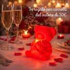 ORSETTO DELL'AMORE LUMINOSO - Luce Decorativa San Valentino h6cm