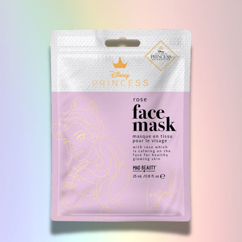 MAD BEAUTY | DISNEY PRINCESS BELLA "LOYAL" - Maschera Viso alla Rosa 25 ml - Liquidò
