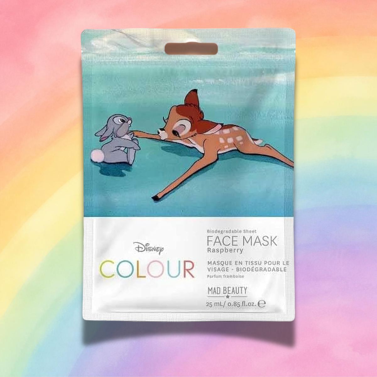 MAD BEAUTY | DISNEY COLOUR BAMBI - Maschera Viso al Lampone 25 ml