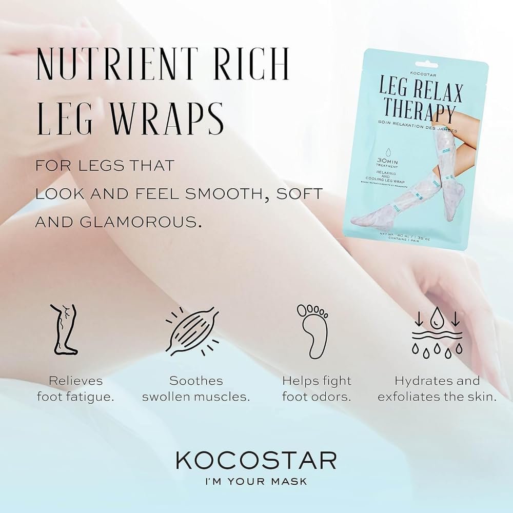 KOCOSTAR Leg Relax Therapy - Trattamento Intensivo per alleviare stanchezza e gonfiore di piedi e polpacci