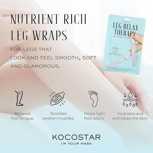 KOCOSTAR Leg Relax Therapy - Trattamento Intensivo per alleviare stanchezza e gonfiore di piedi e polpacci