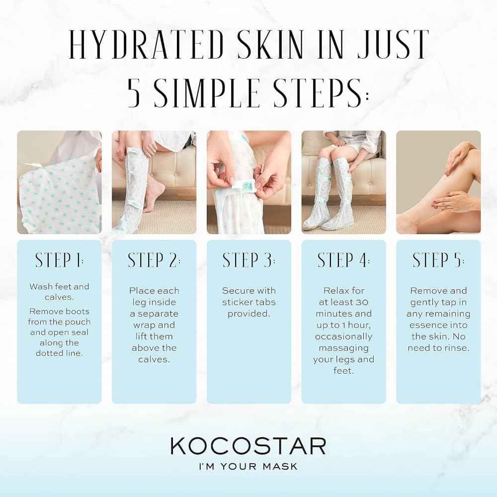 KOCOSTAR Leg Relax Therapy - Trattamento Intensivo per alleviare stanchezza e gonfiore di piedi e polpacci