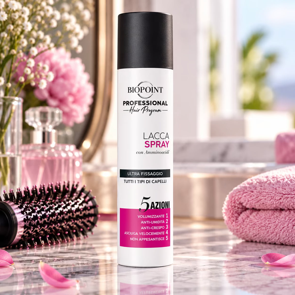 BIOPOINT PROFESSIONAL HAIR PROGRAM - LACCA SPRAY - Con Amminoacidi