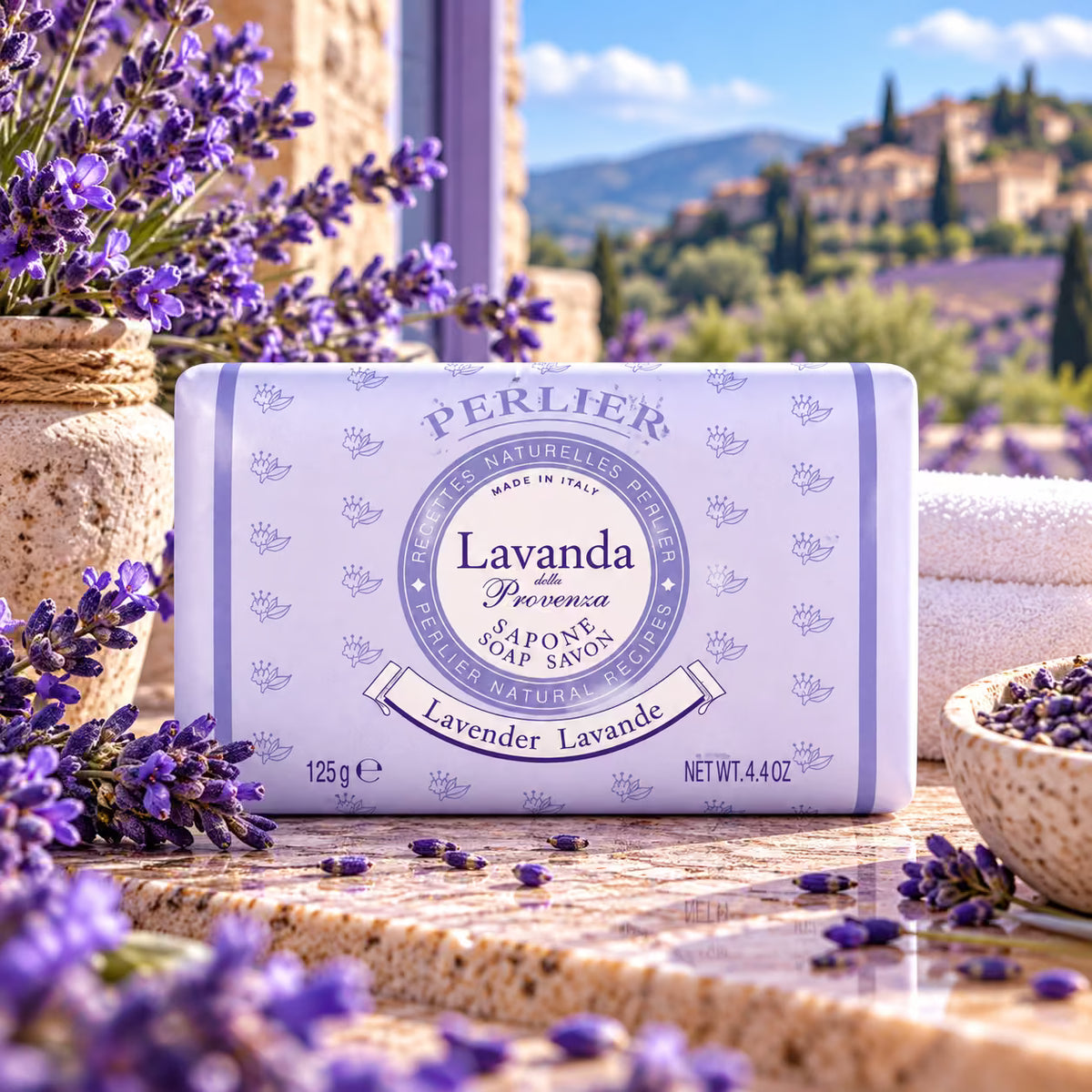 PERLIER LAVANDA DELLA PROVENZA SAPONE SOLIDO 125g