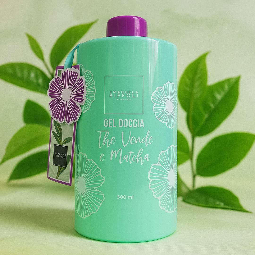 GEL DOCCIA | Tè Verde e Matcha 500 ml - Rinfresca e tonifica la pelle