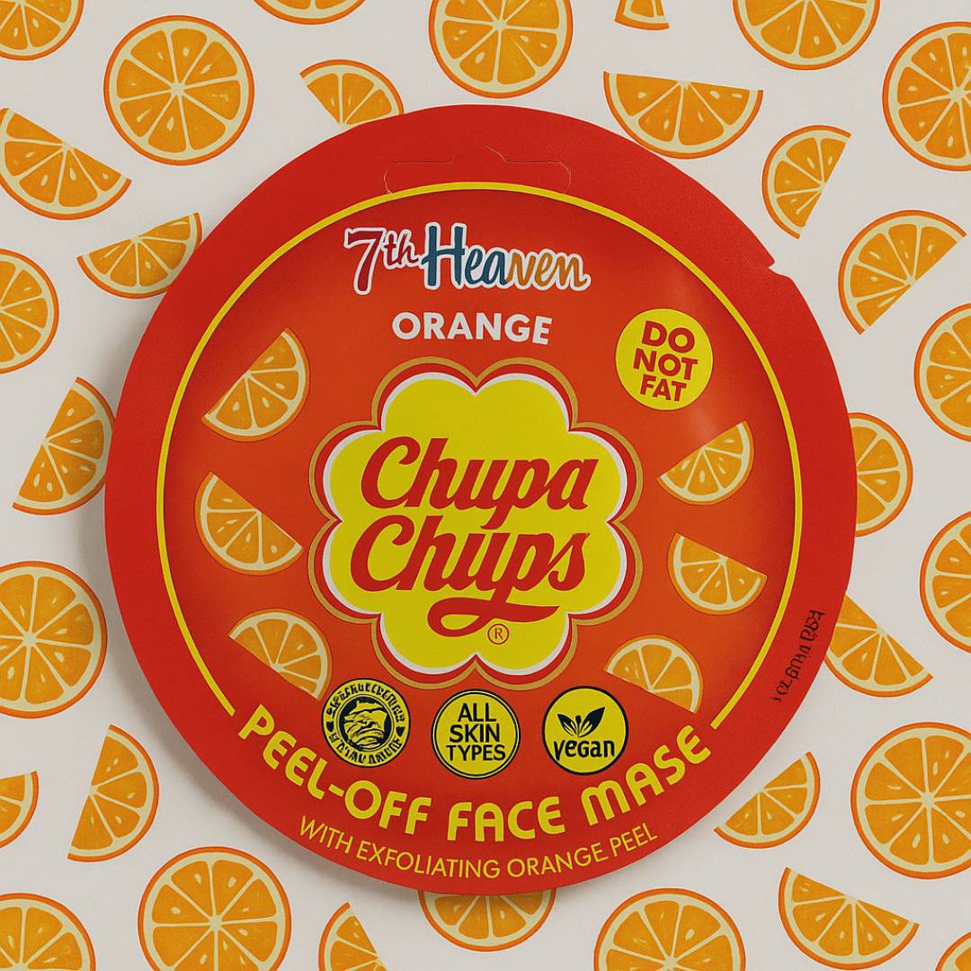 CHUPA CHUPS ARANCIA | Maschera Viso Peel-Off Esfoliante – Illuminante & Levigante
