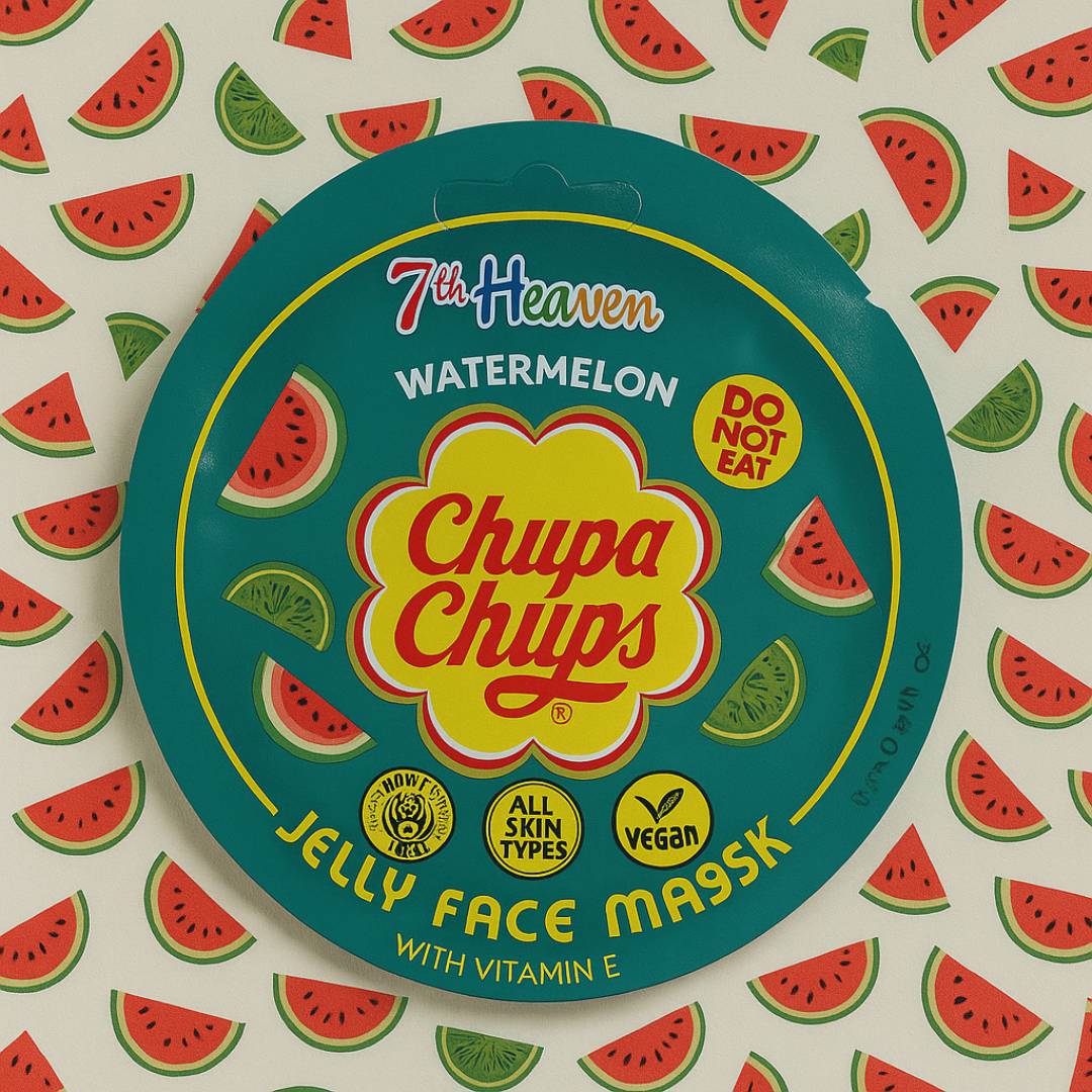 CHUPA CHUPS ANGURIA | Maschera Viso Jelly con Vitamina E – Idratante & Lenitiva