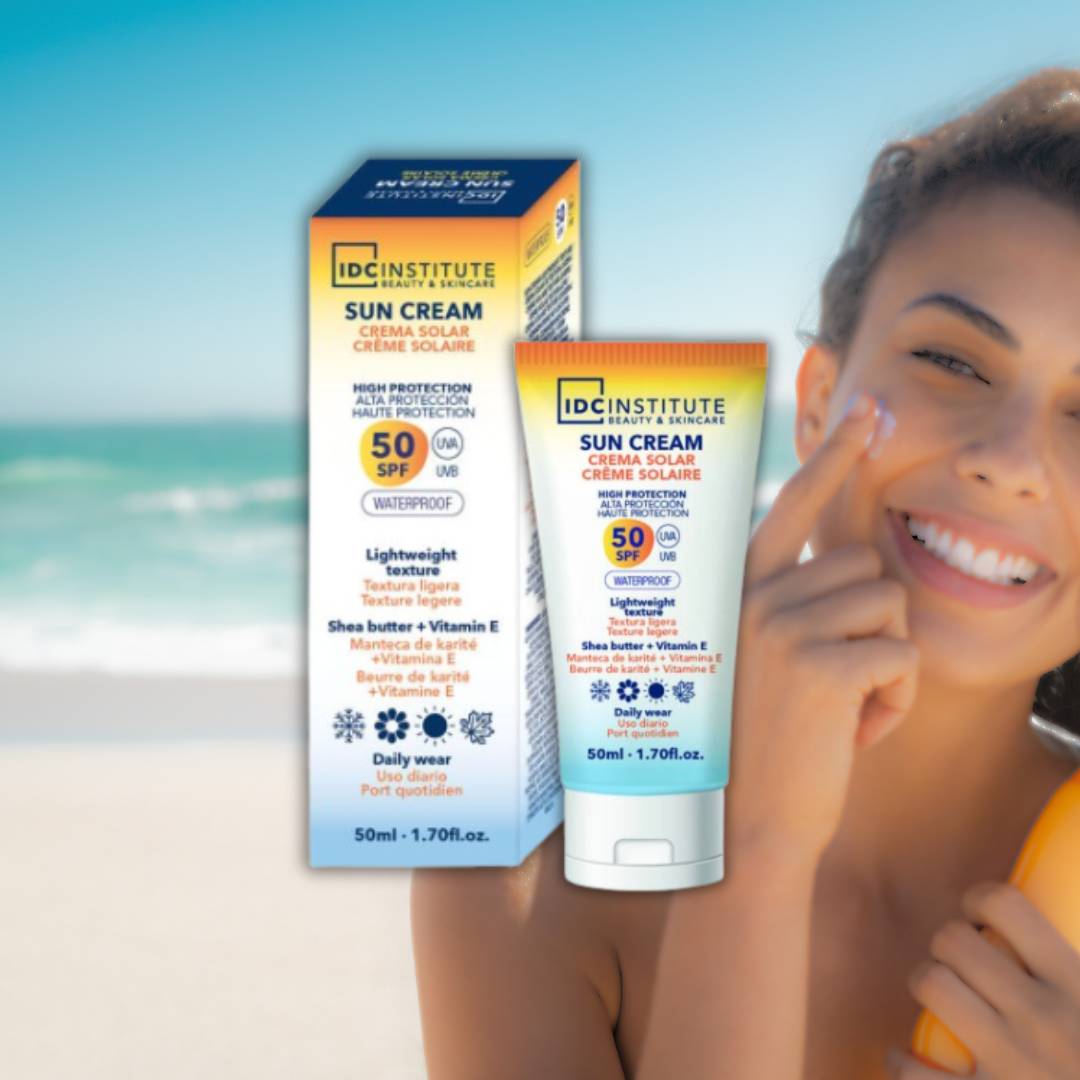 CREMA SOLARE VISO SPF50 - con burro di karité e vitamina E