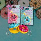 DONUTS LIP BALM - Balsamo Labbra Ciambella Portachiavi