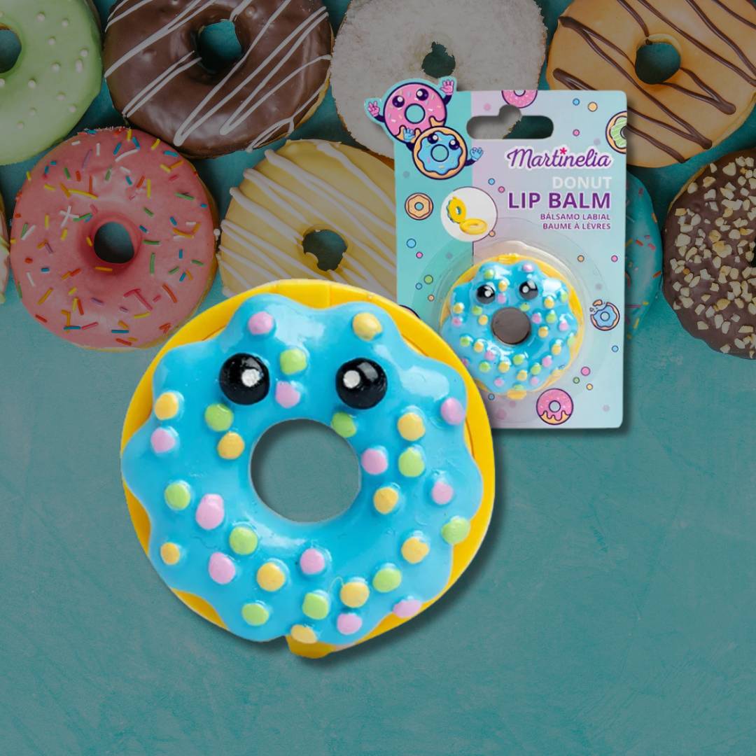 DONUTS LIP BALM - Balsamo Labbra Ciambella Portachiavi