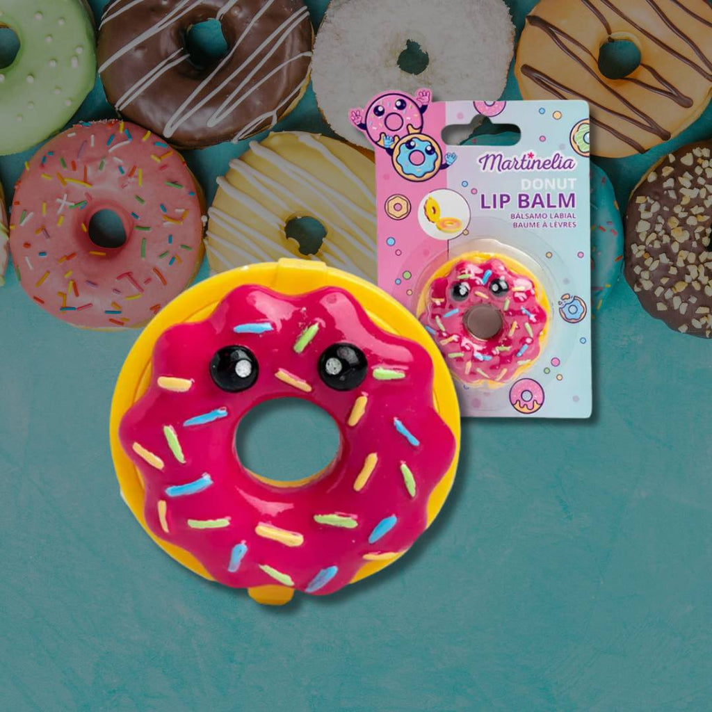 DONUTS LIP BALM - Balsamo Labbra Ciambella Portachiavi