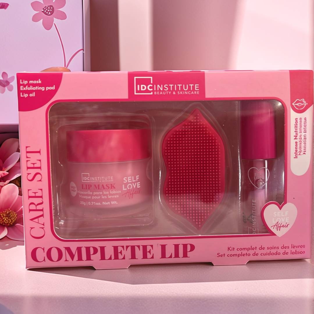 CARE SET COMPLETE LIP | Maschera & Olio Labbra + Cuscinetto esfoliante - Esfolia, nutri e illumina le tue labbra