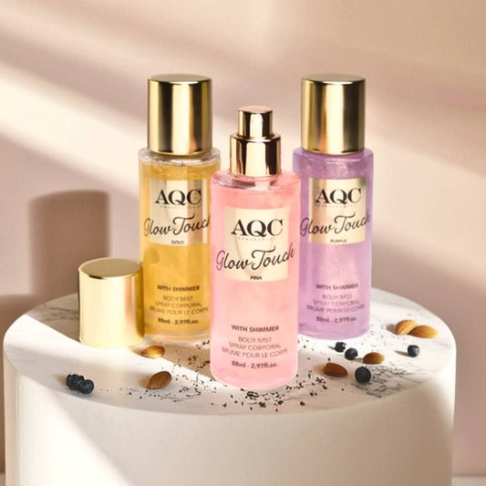 GLOW TOUCH - Acqua per il Corpo Glitterata | Gold, Rose, Purple