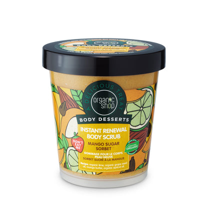 BODY DESSERTS | SCRUB CORPO RISULTATI IMMEDIATI  - Sorbetto di zucchero al Mango