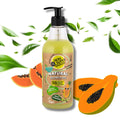 GEL DOCCIA NATURALE | 100% VITAMINS - Tè Verde & Papaya Dorata BIO