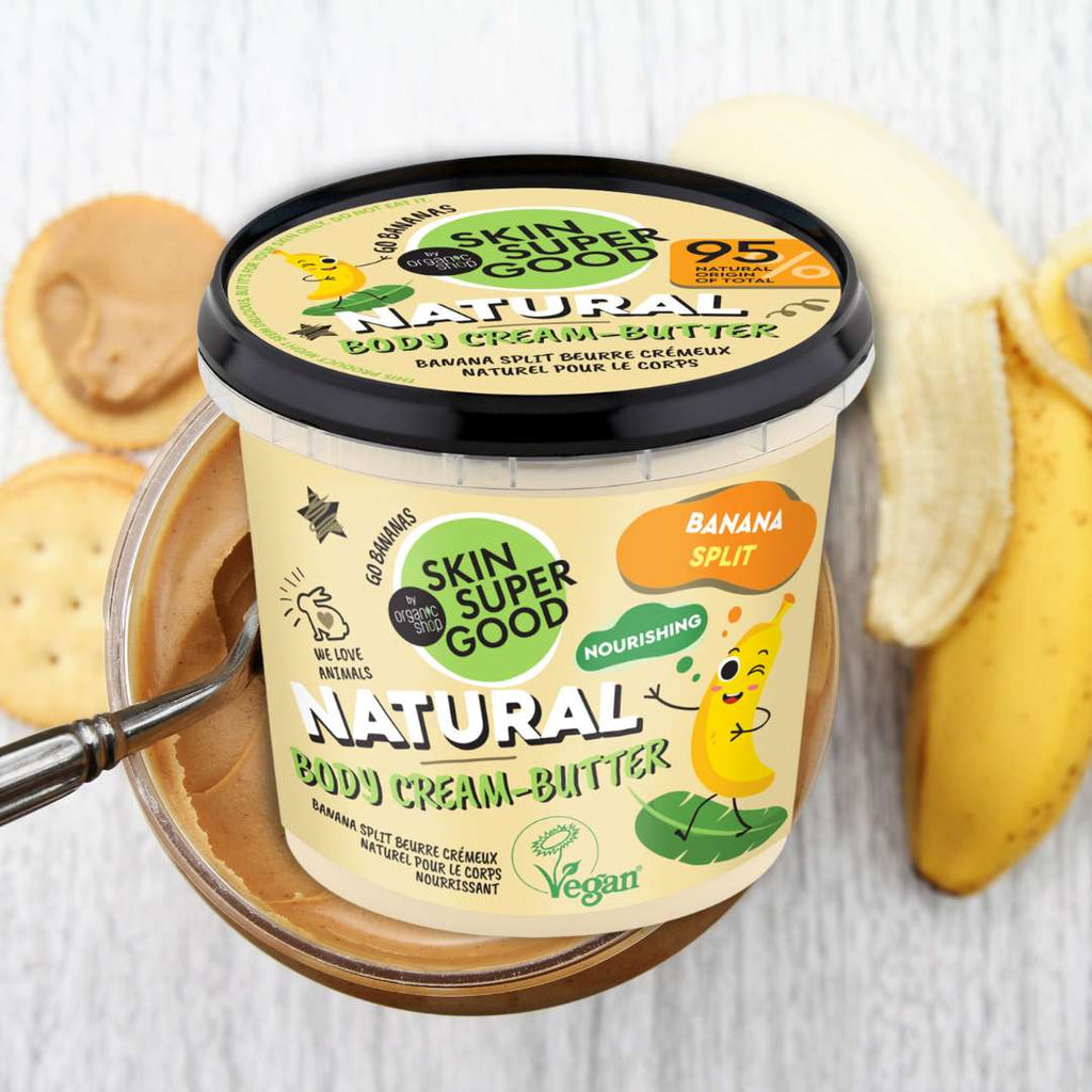 SKIN SUPER GOOD | CREMA-BURRO NATURALE PER IL CORPO - Banana Split