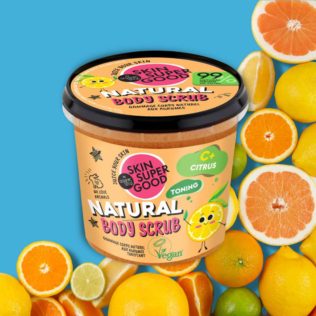 SKIN SUPER GOOD | SCRUB NATURALE CORPO TONIFICANTE - C+ Agrumi