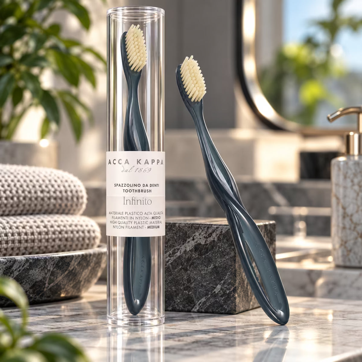 ACCA KAPPA INFINITO COLLECTION - Spazzolino da Denti Nylon Medio