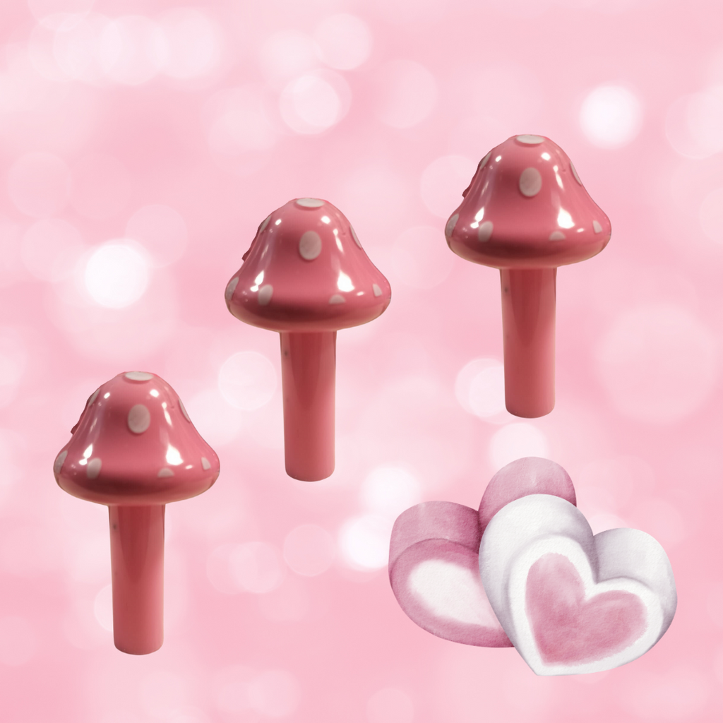 FUNGHETTO ROSA LIP GLOSS AL PROFUMO DI MARSHMALLOW