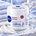 NIVEA REPAIR & CARE SENSITIVE GLICERINA 18% - Crema Idratante Viso, Corpo e Mani 400ml