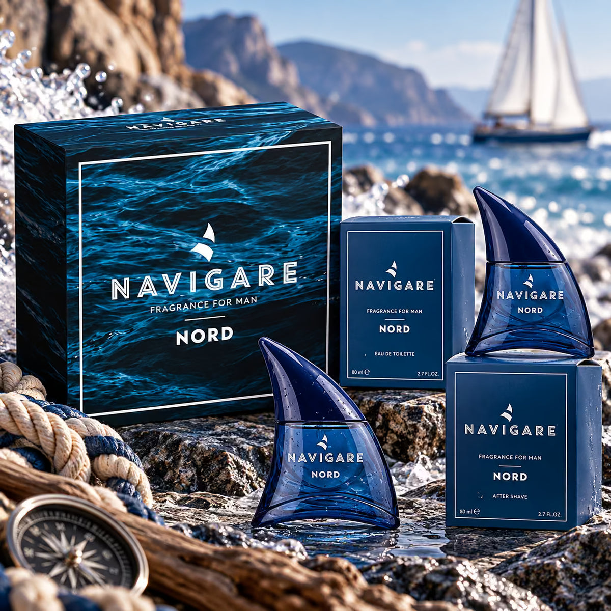 NAVIGARE NORD GIFT SET - Eau De Toilette 80ml + After Shave 80ml