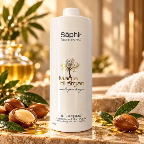 SÁPHIR PROFESSIONAL MAGIA DI ARGAN SHAMPOO NUTRIENTE ED ILLUMINANTE 250/1000ml