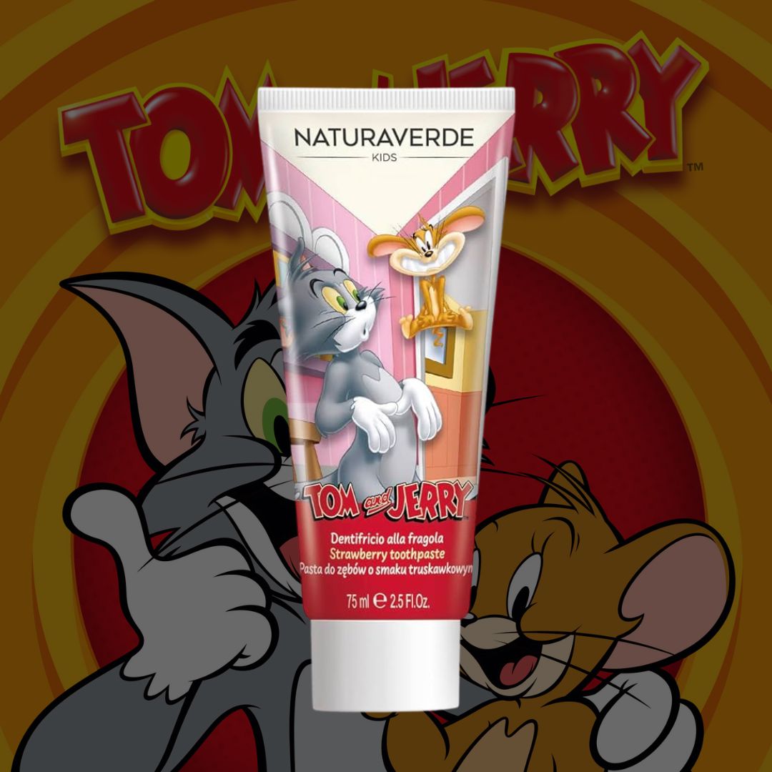 TOM & JERRY | Dentifricio alla Fragola 75 ml