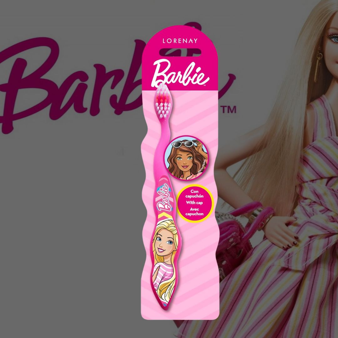 BARBIE | Spazzolino Kids con Cappuccio Protettivo