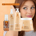 ALAMA PROFESSIONAL LISS - Kit Lisciante per Capelli Lisci e Setosi | Shampoo 500ml + Maschera 500ml + Spray Lisciante 250ml + Cristalli Liquidi 100ml