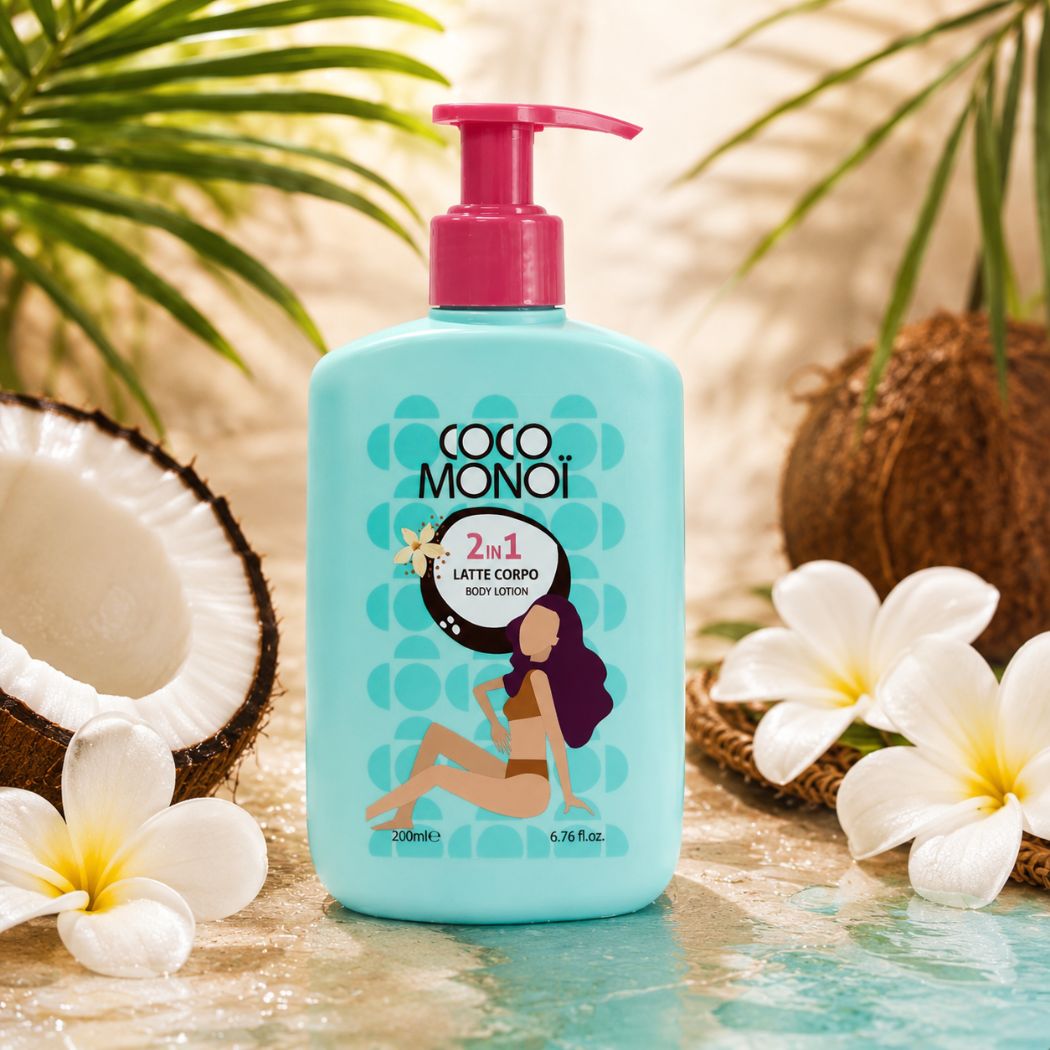 COCO MONOÏ 2in1 Latte corpo - Idratazione & Lucentezza 200ml - Liquidò