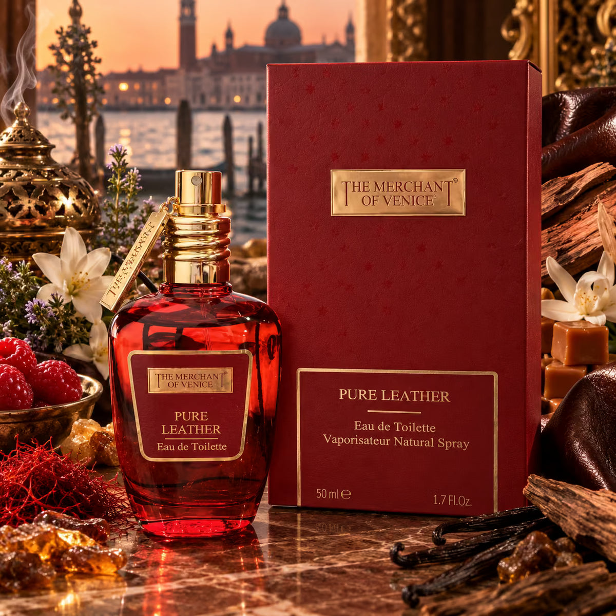 Campioni THE MERCHANT OF VENICE PURE LEATHER - Eau De Toilette 50ml