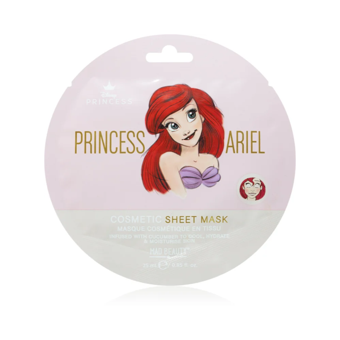 Disney - Collezione di Maschera Viso In Tessuto  PRINCIPESSE da 5pz