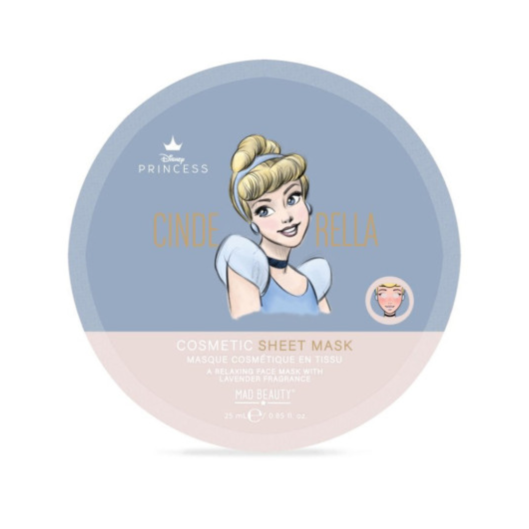Disney - Collezione di Maschera Viso In Tessuto  PRINCIPESSE da 5pz