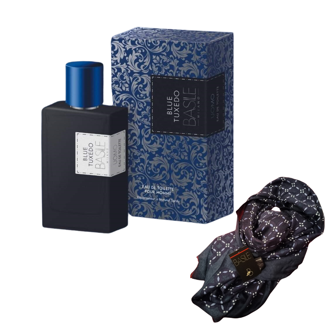 BASILE - BLUE TUXEDO Eau de Toilette 100ml + PASMINA OMAGGIO