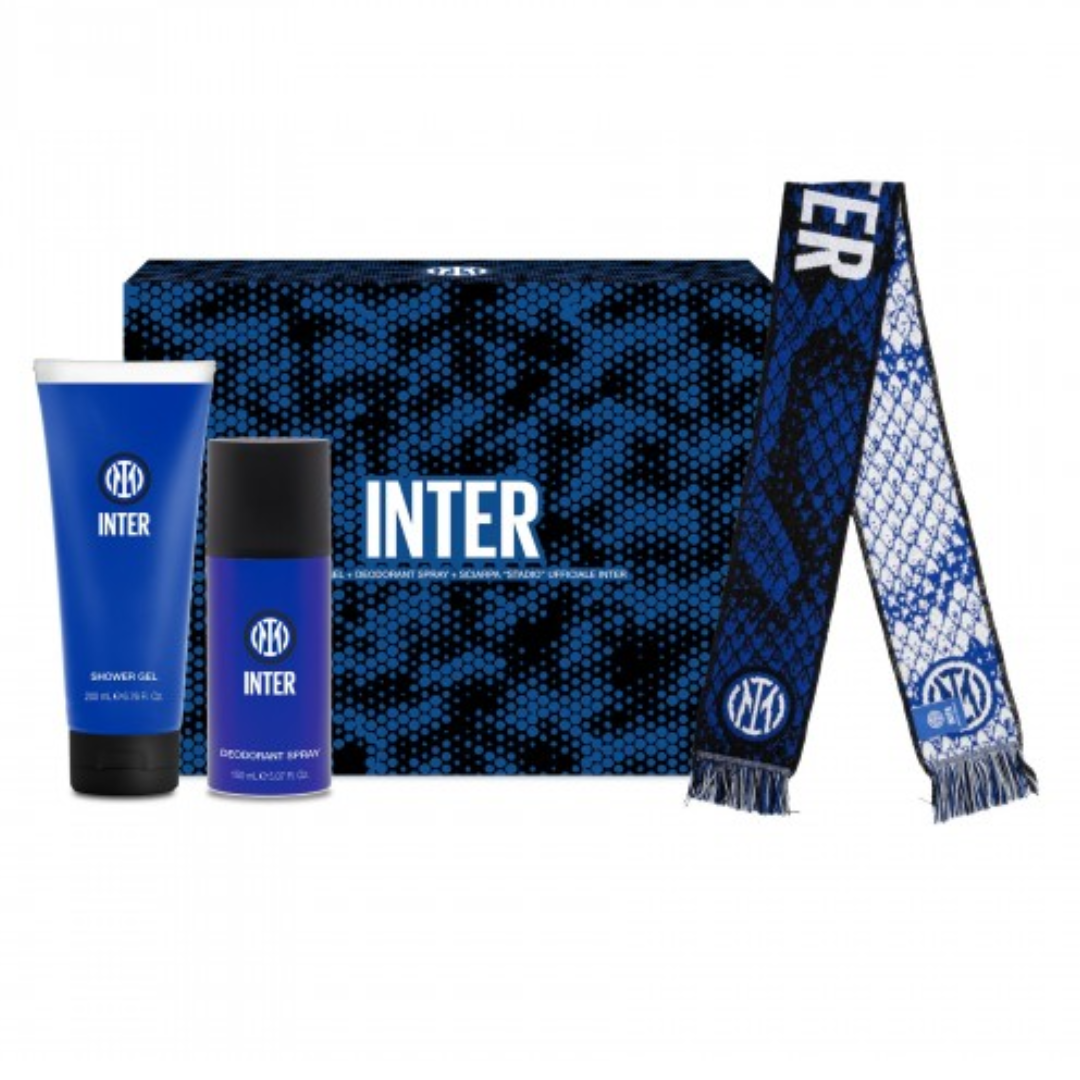 INTER MAN - CONFEZIONE SCIARPA DEO 150ML SHOWER GEL 200ML
