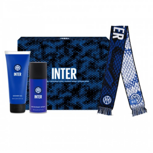 INTER MAN - CONFEZIONE SCIARPA DEO 150ML SHOWER GEL