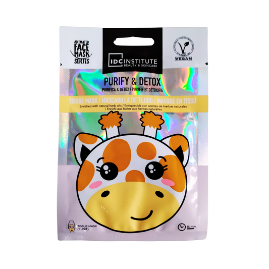 IDC - MASCHERA VISO VEGANA PURIFICANTE E DETOX - Animated Face Mask Series